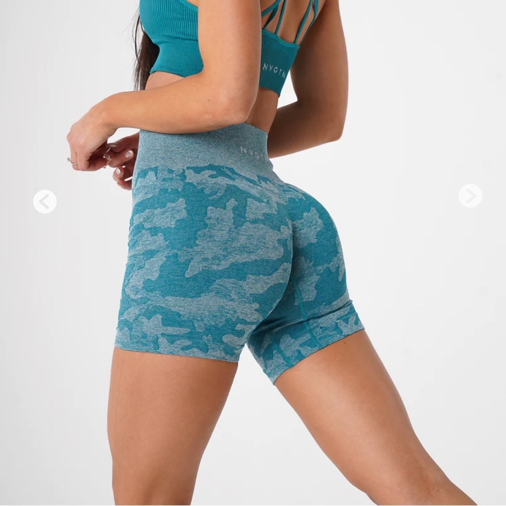 NVGTN blue camo shorts
